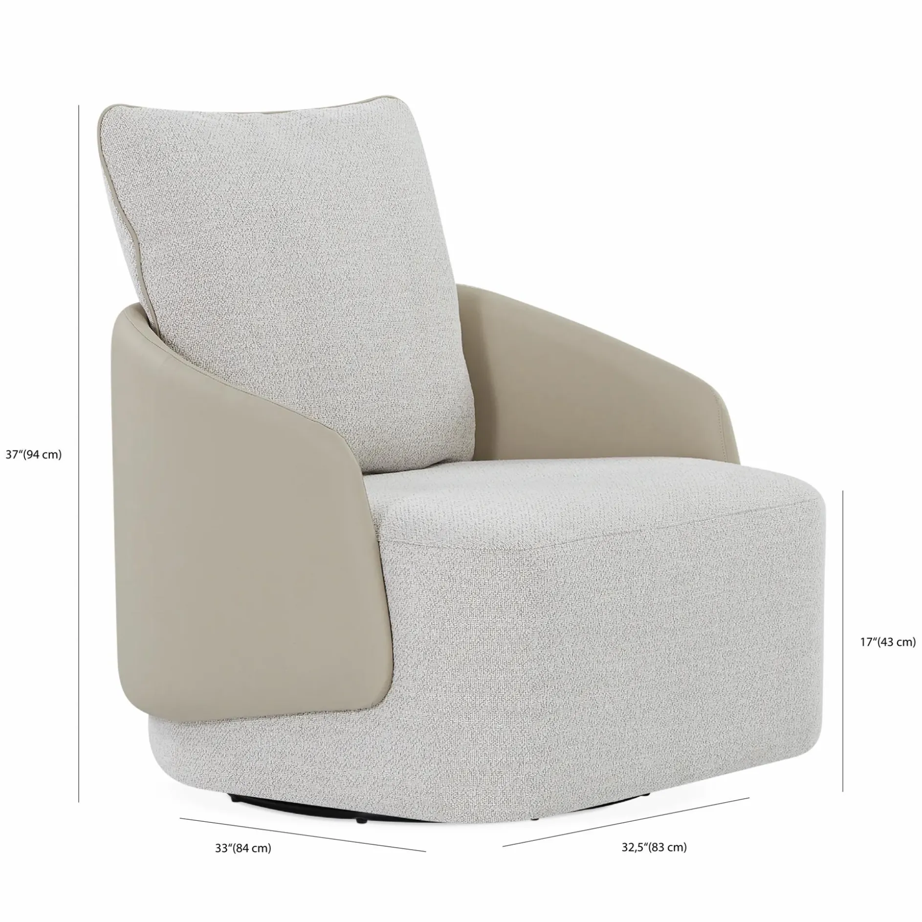 Calypso - Swivel Chair by Romano