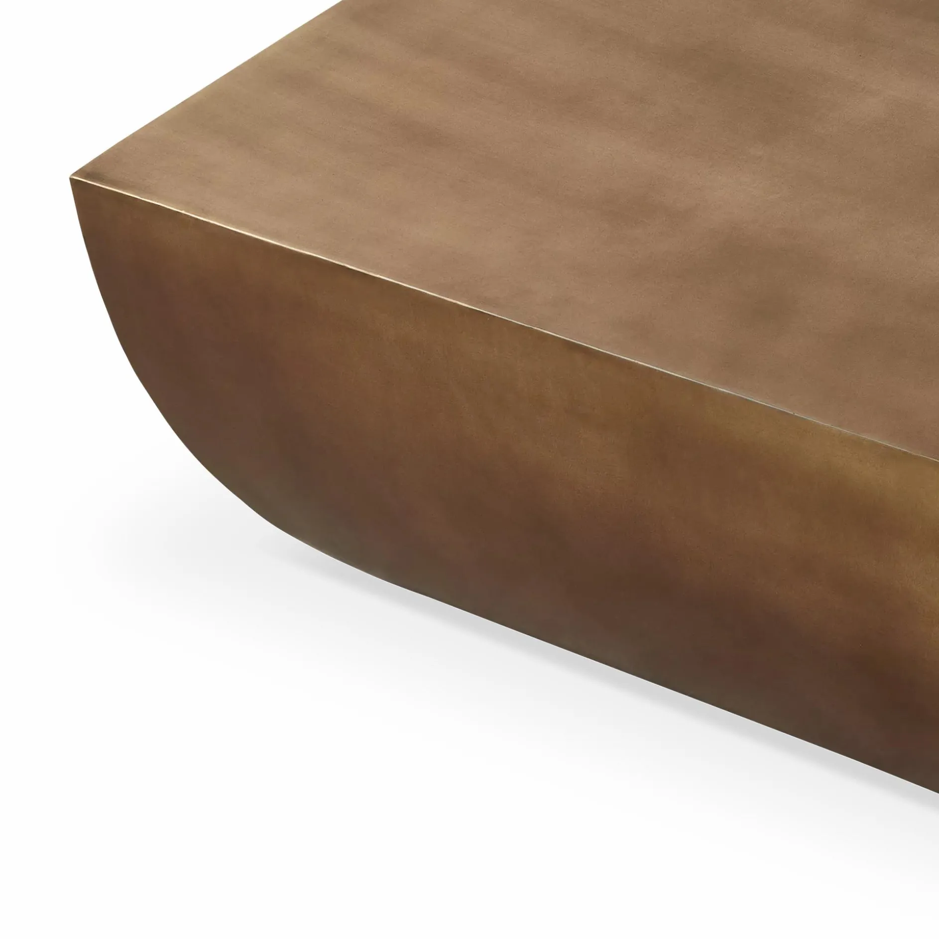 Caroline - Antique Brass Coffee Table