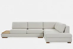 Cartago - Sectional Sofa with Tray Table by Furninova