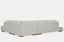 Cartago - Sectional Sofa with Tray Table by Furninova