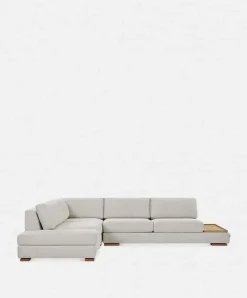 Cartago - Sectional Sofa with Tray Table by Furninova