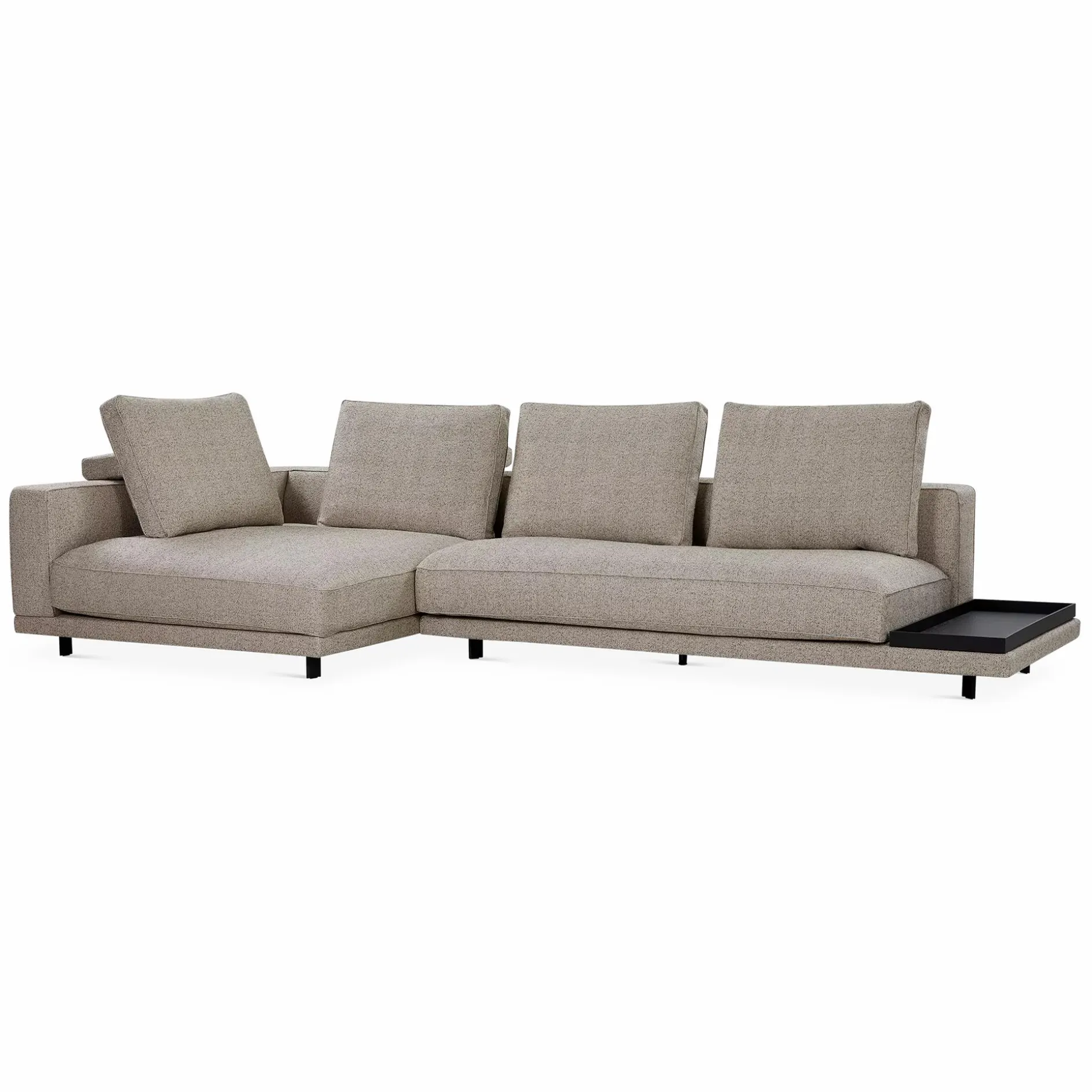 Catena Dusk - Fabric-Upholstered Sectional Sofa by Furninova