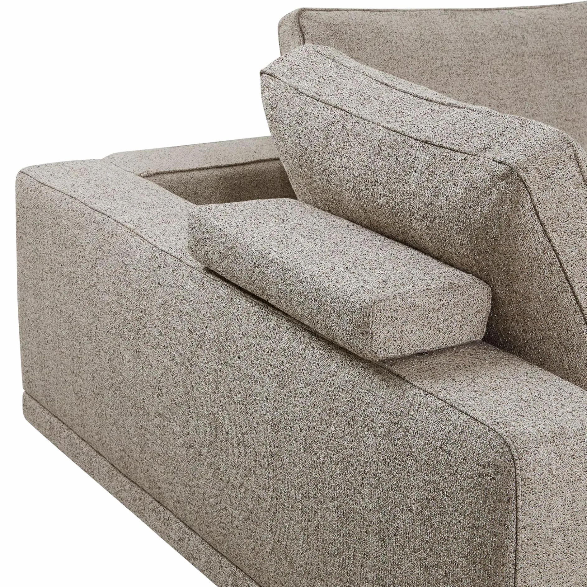 Catena Dusk - Fabric-Upholstered Sectional Sofa by Furninova