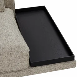 Catena Dusk - Fabric-Upholstered Sectional Sofa by Furninova