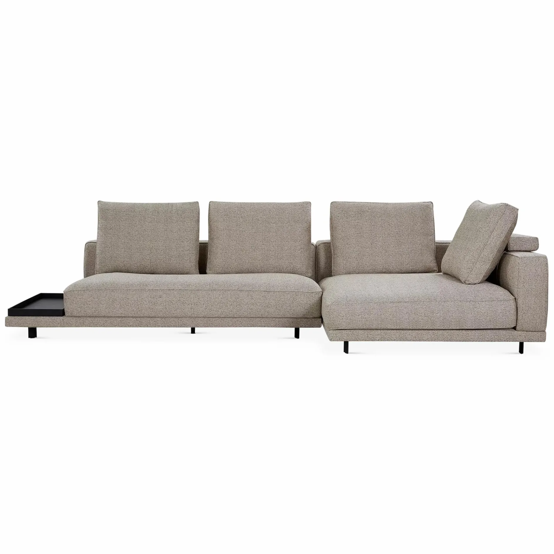 Catena Dusk - Fabric-Upholstered Sectional Sofa by Furninova