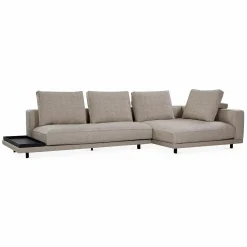 Catena Dusk - Fabric-Upholstered Sectional Sofa by Furninova