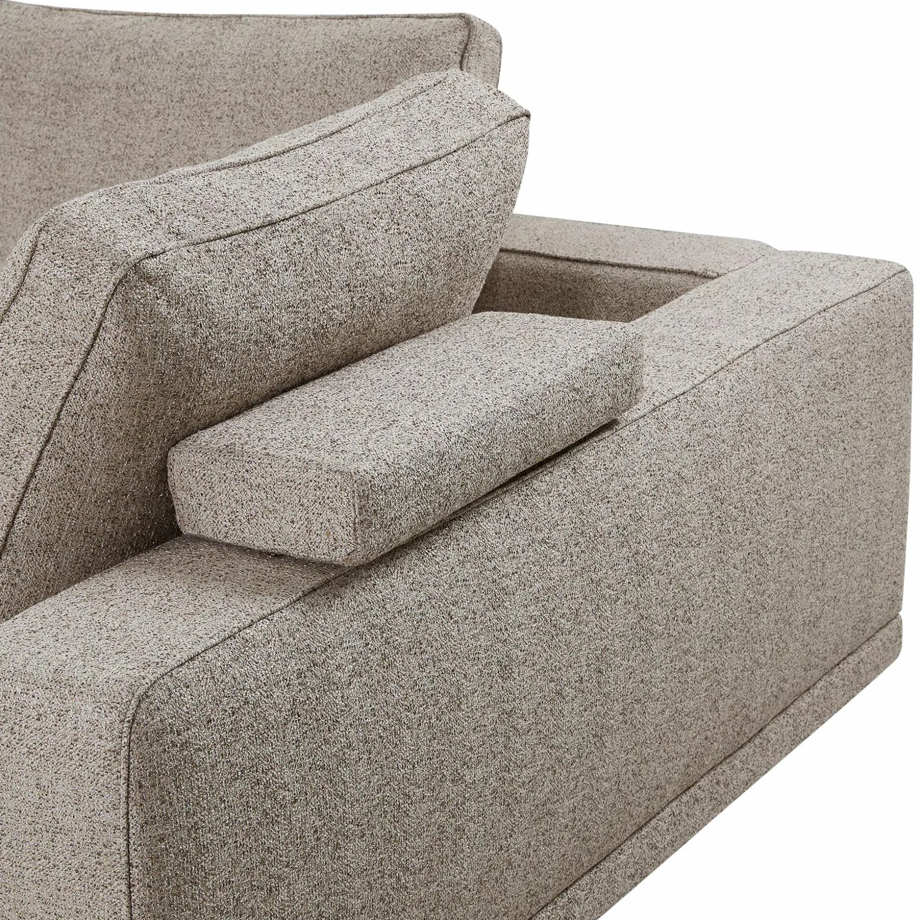 Catena Dusk - Fabric-Upholstered Sectional Sofa by Furninova