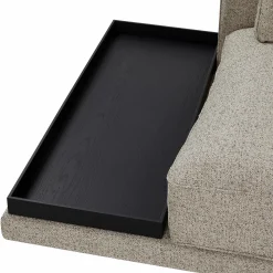 Catena Dusk - Fabric-Upholstered Sectional Sofa by Furninova