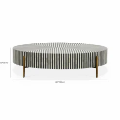 Chameau - Camel bone coffee table