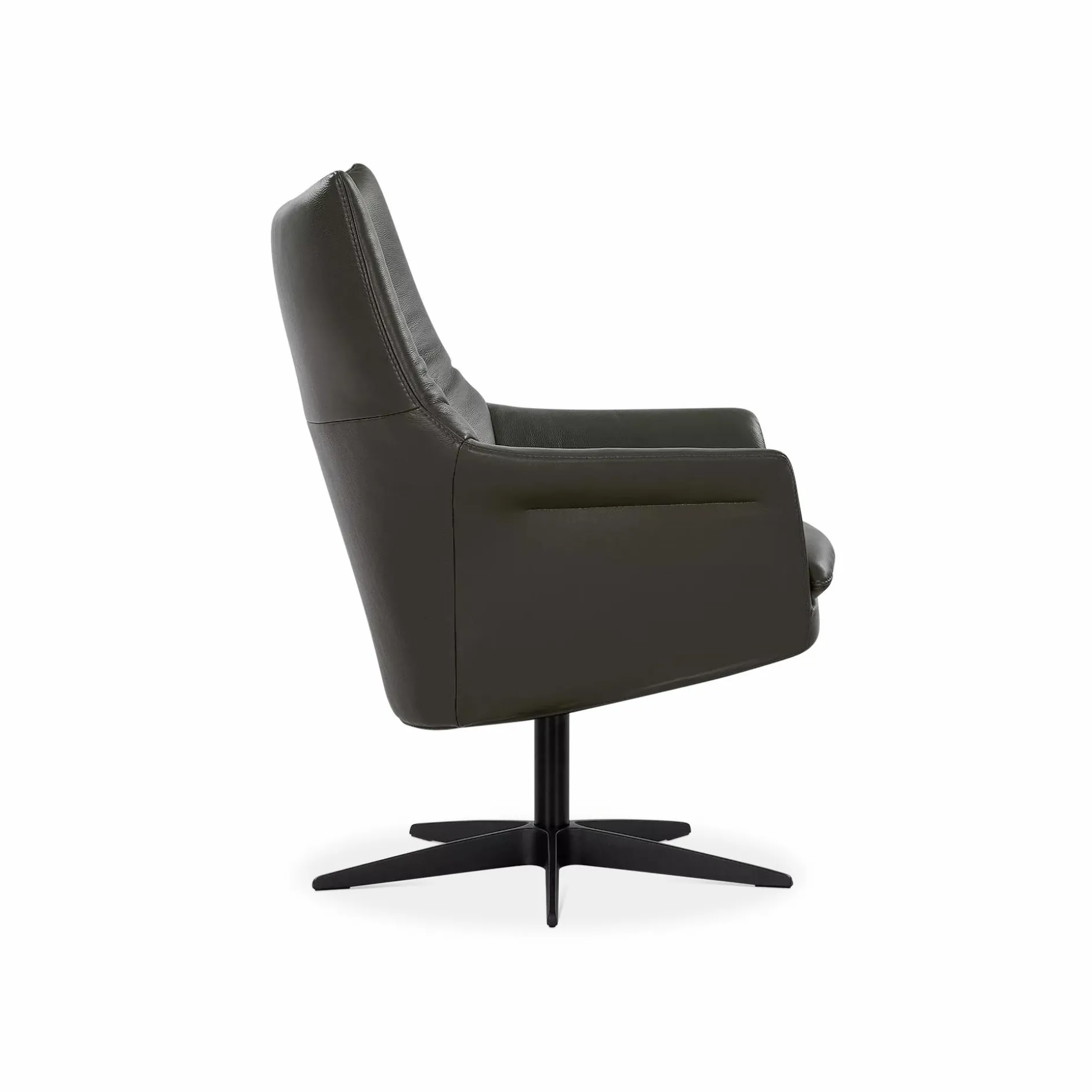 Charoit - Leather Swivel Chair by Gealux