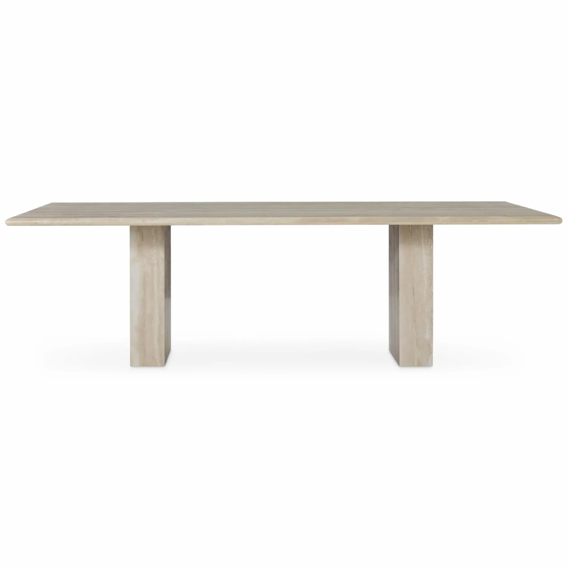 Climax - Travertine Dining Table