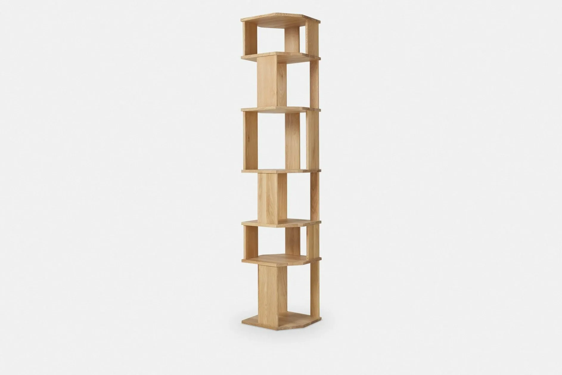 Colonne - Natural Oak Bookcase by Ethnicraft
