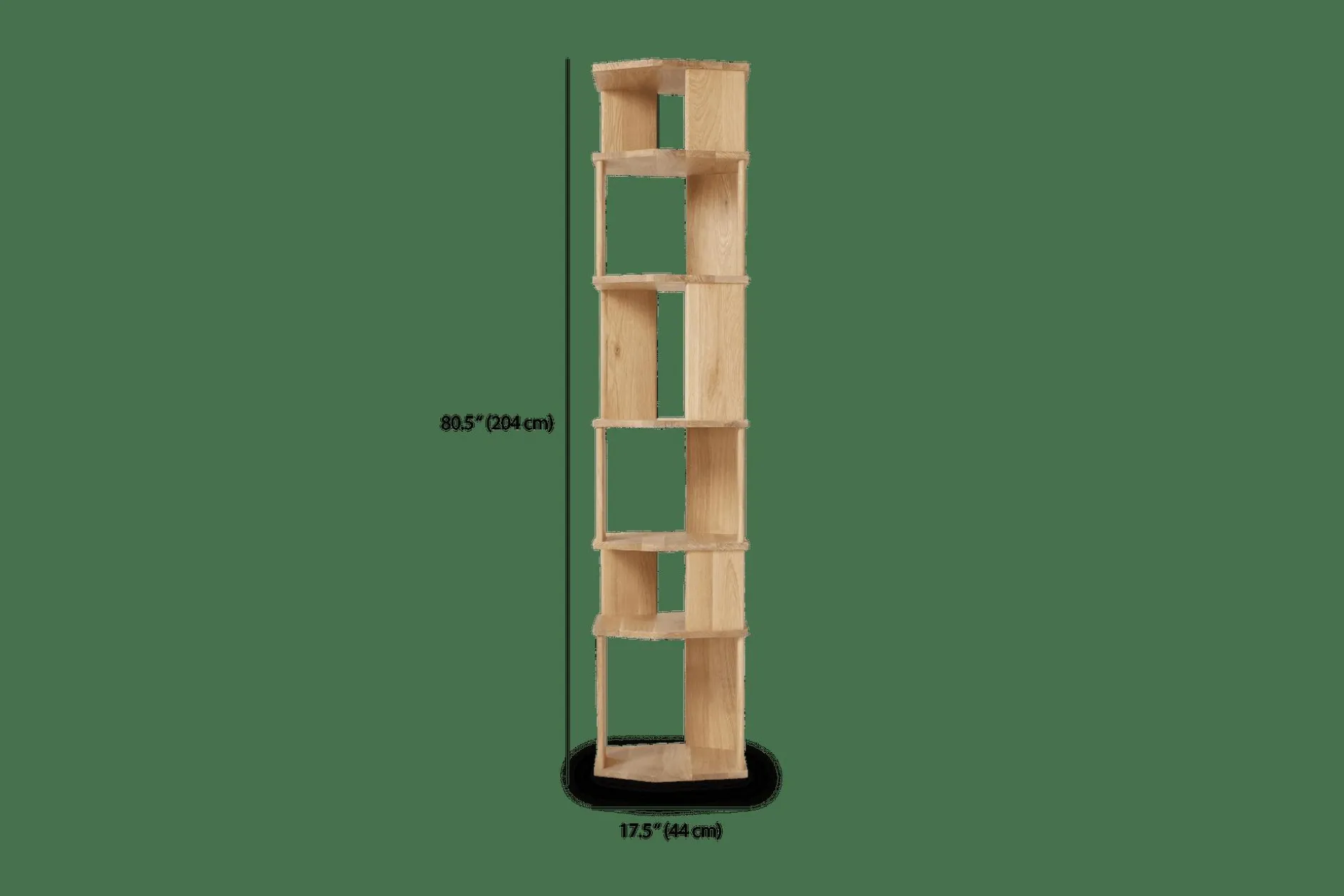 Colonne - Natural Oak Bookcase by Ethnicraft