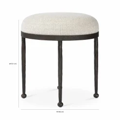 Corinne - Accent Stool by Four Hands