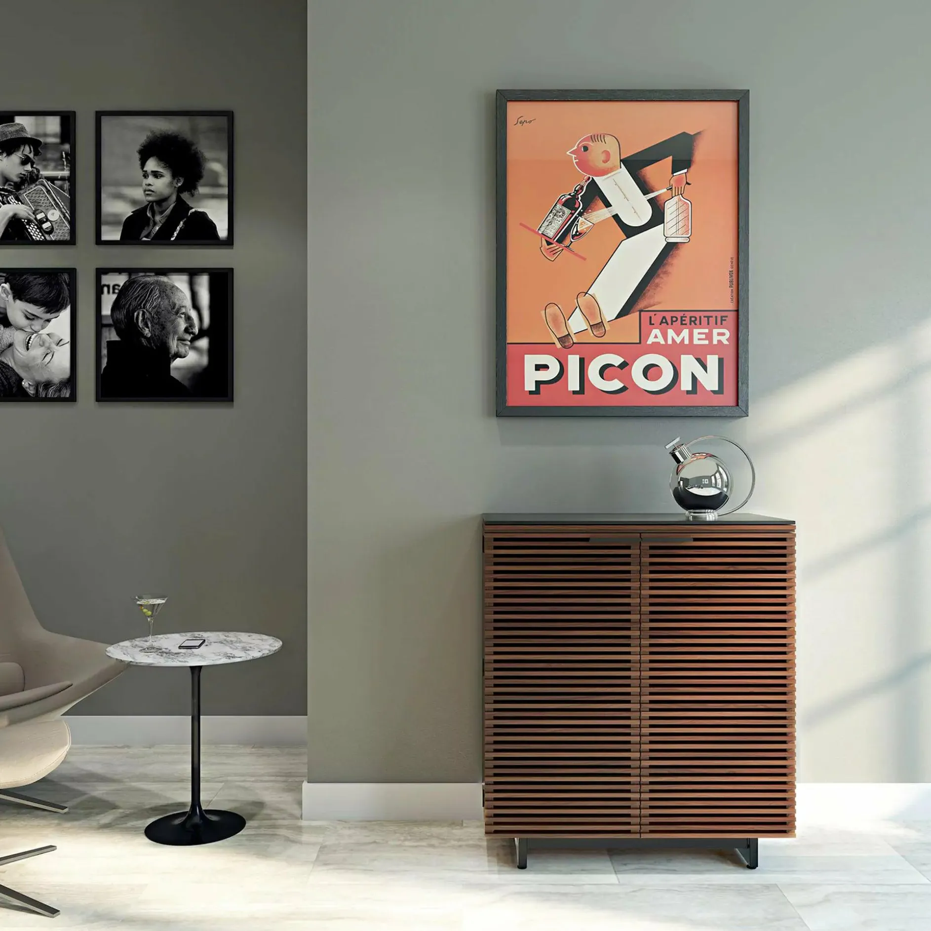 Corridor 5620 - Bar Cabinet & Wine Storage by BDI