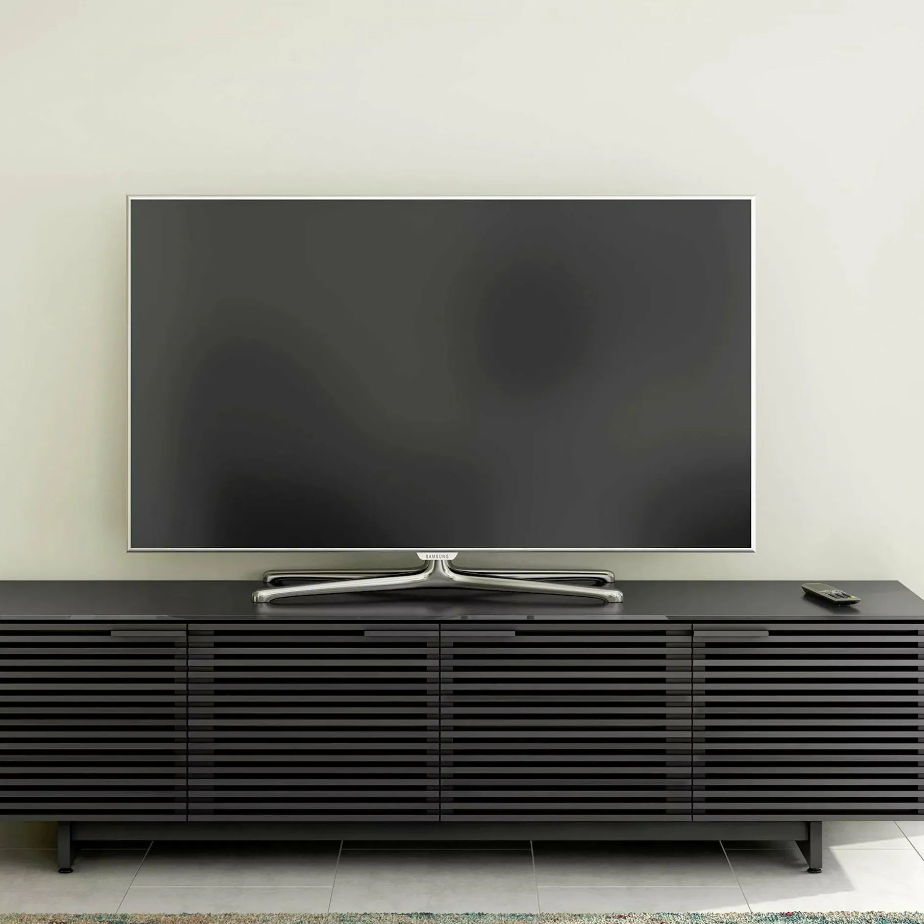 Corridor 8173 - Low-Profile TV Stand with 4 Compartments by BDI