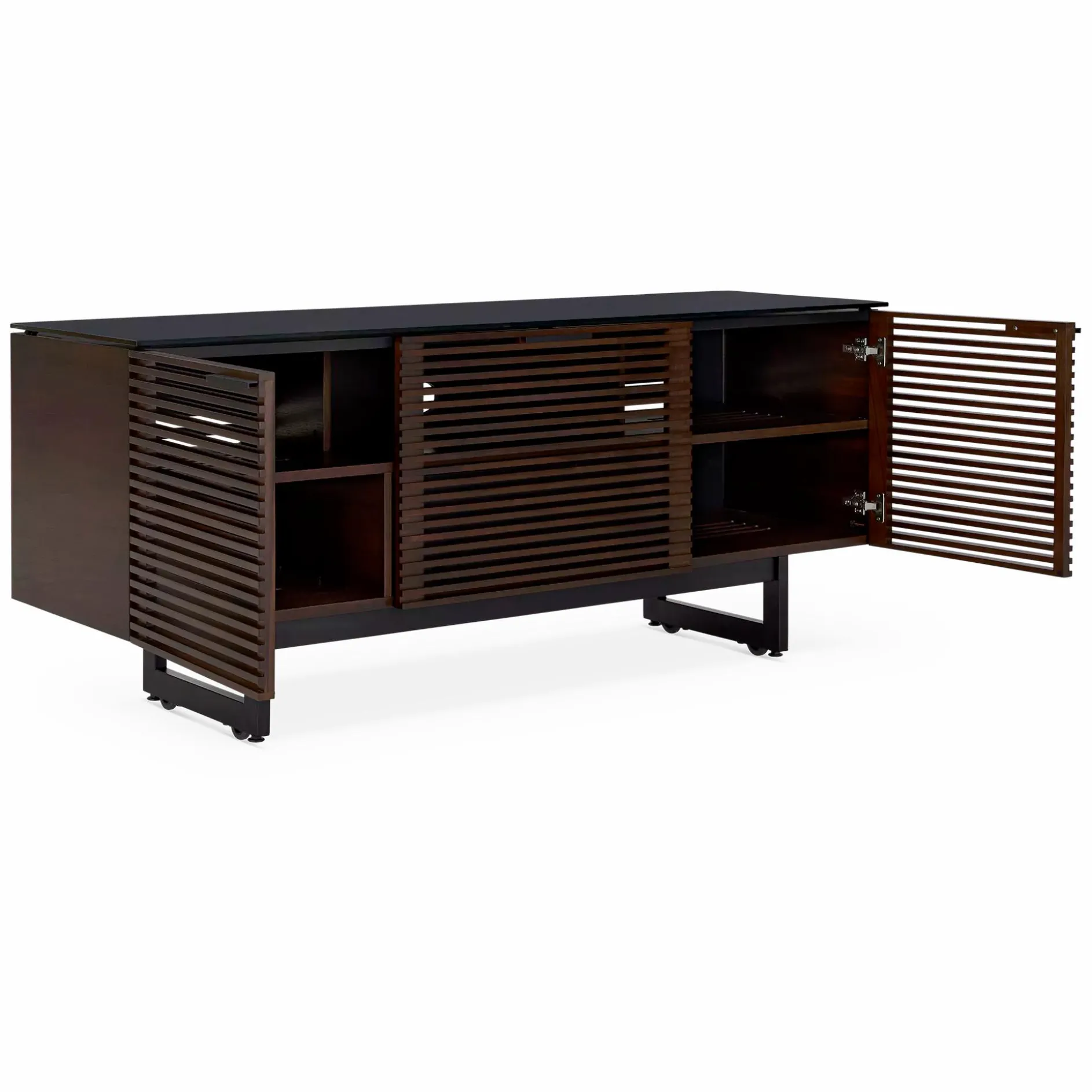 Corridor 8177 - TV stand with 3 storage compartments by BDI