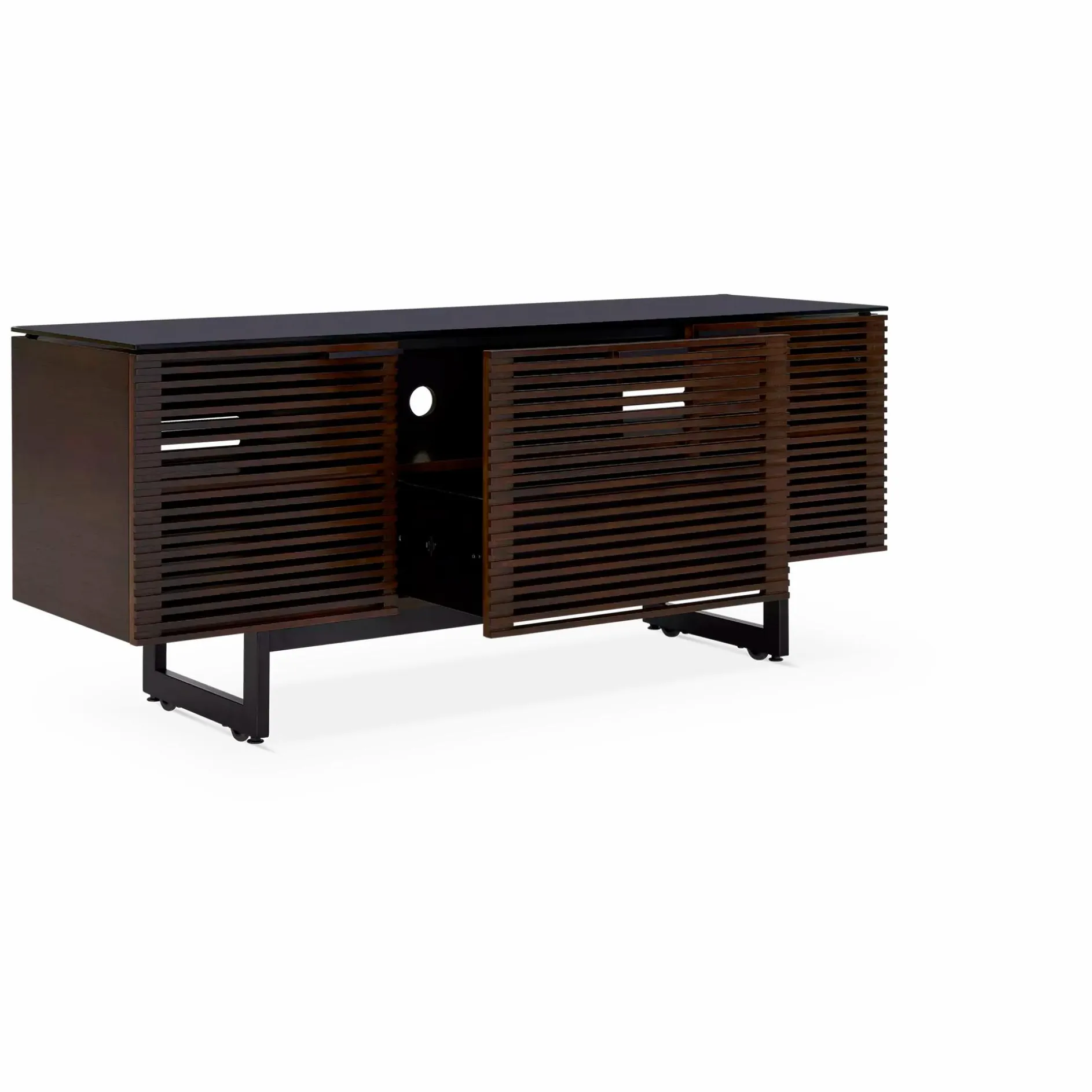 Corridor 8177 - TV stand with 3 storage compartments by BDI