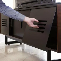 Corridor 8177 - TV stand with 3 storage compartments by BDI