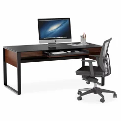 Corridor Office 6521 - Wood Veneer Desk by BDI