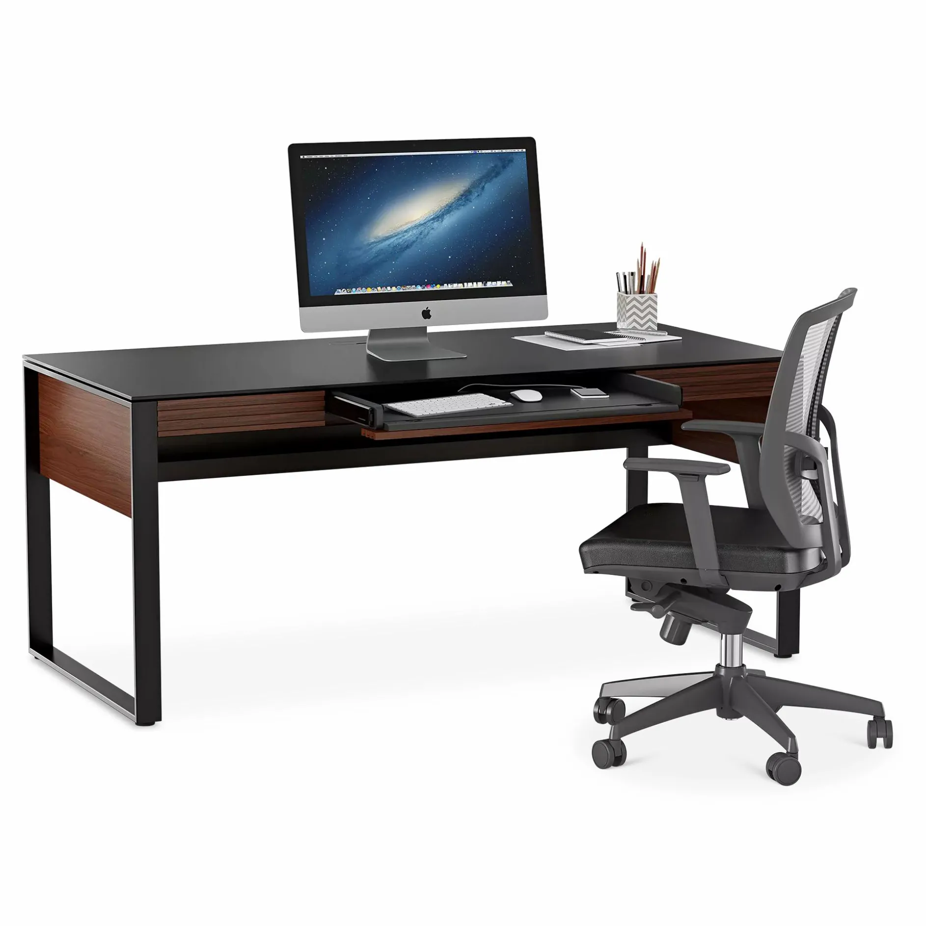 Corridor Office 6521 - Wood Veneer Desk by BDI