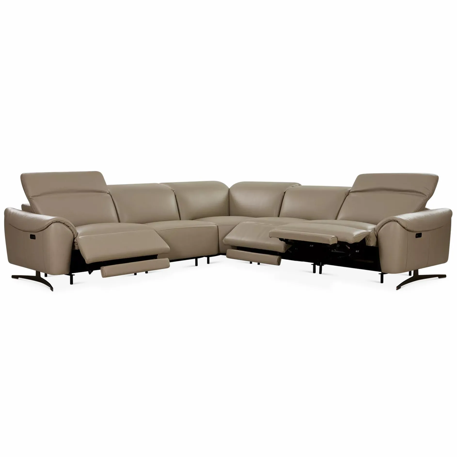Corsa - Power-Reclining Sectional Sofa by Incanto