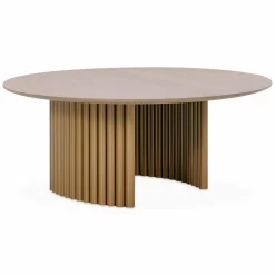 Cove - Coffee Table with Swivel Oak Top by Trica