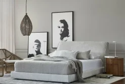 Cove - Upholstered Bed by Romano