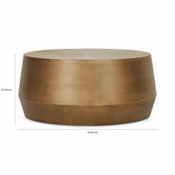 Creed - Gold Metal Coffee Table