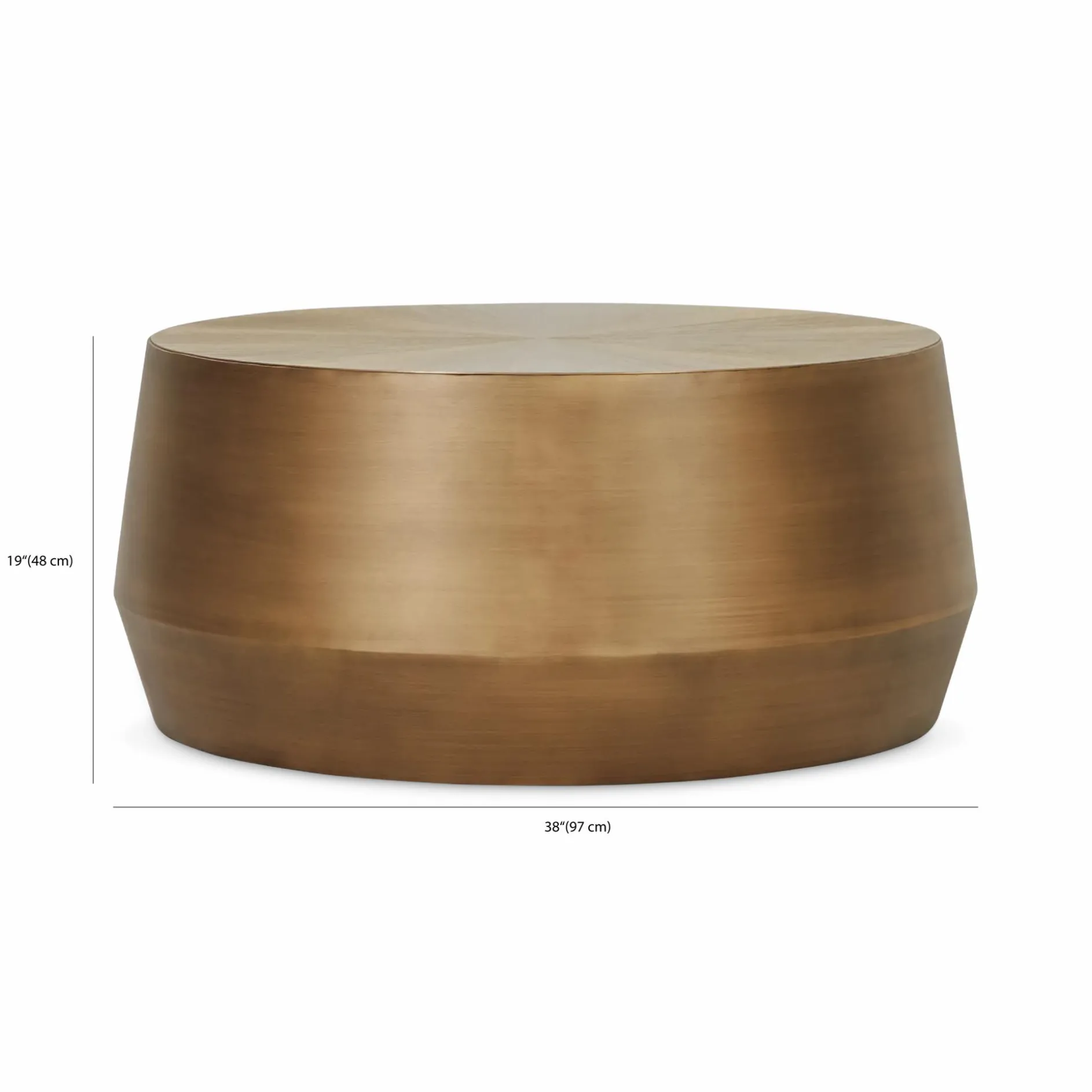 Creed - Gold Metal Coffee Table