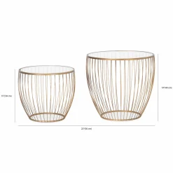 Cyclone - Round Side Table Set