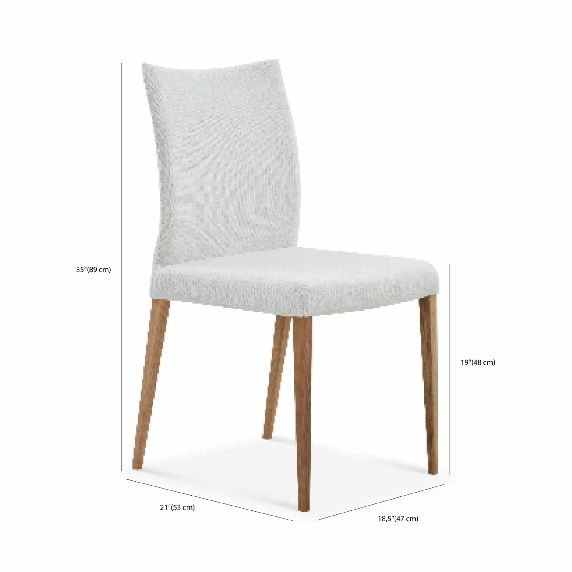 Dali - Low Backrest Dining Chair by Mobican