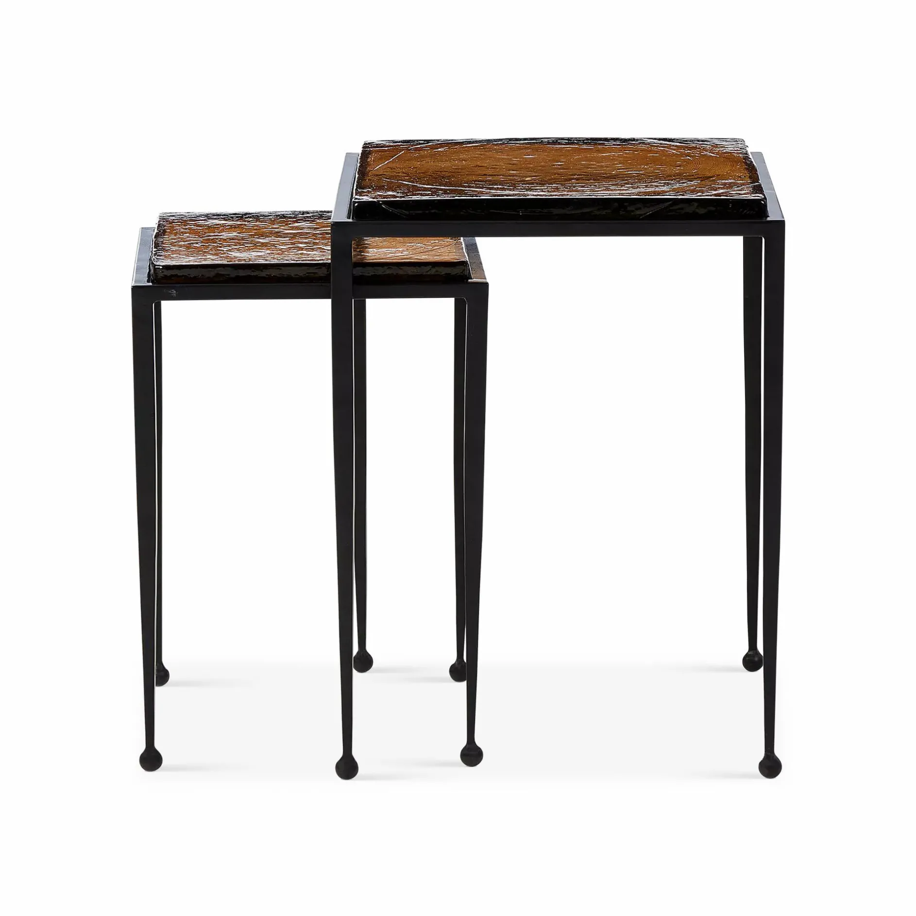 Dalston - Glass Nesting Tables by Four Hands