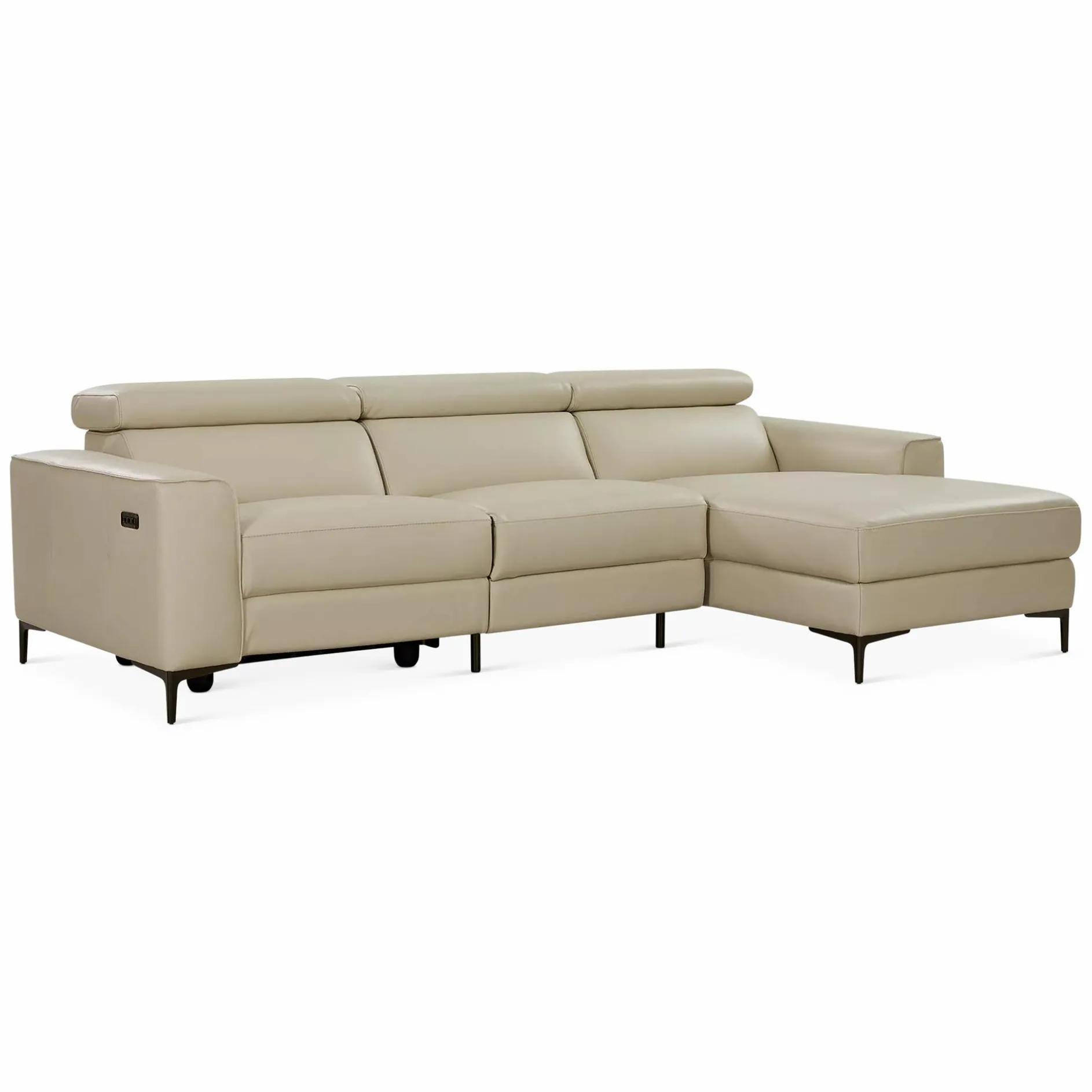 Dave - Power Recline Sectional Sofa by Incanto