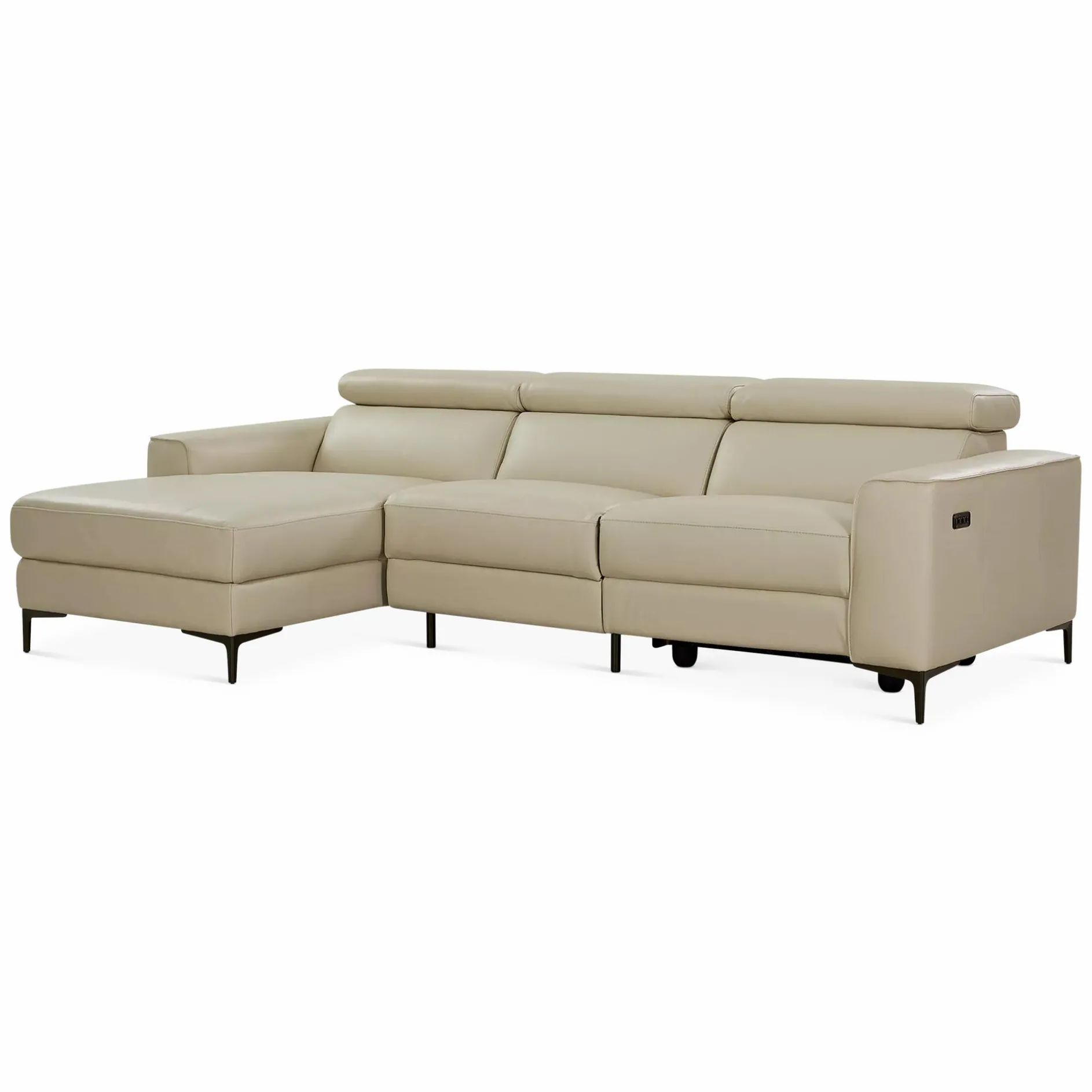Dave - Power Recline Sectional Sofa by Incanto