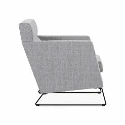 Degano - Armchair with Sled Base by Furninova