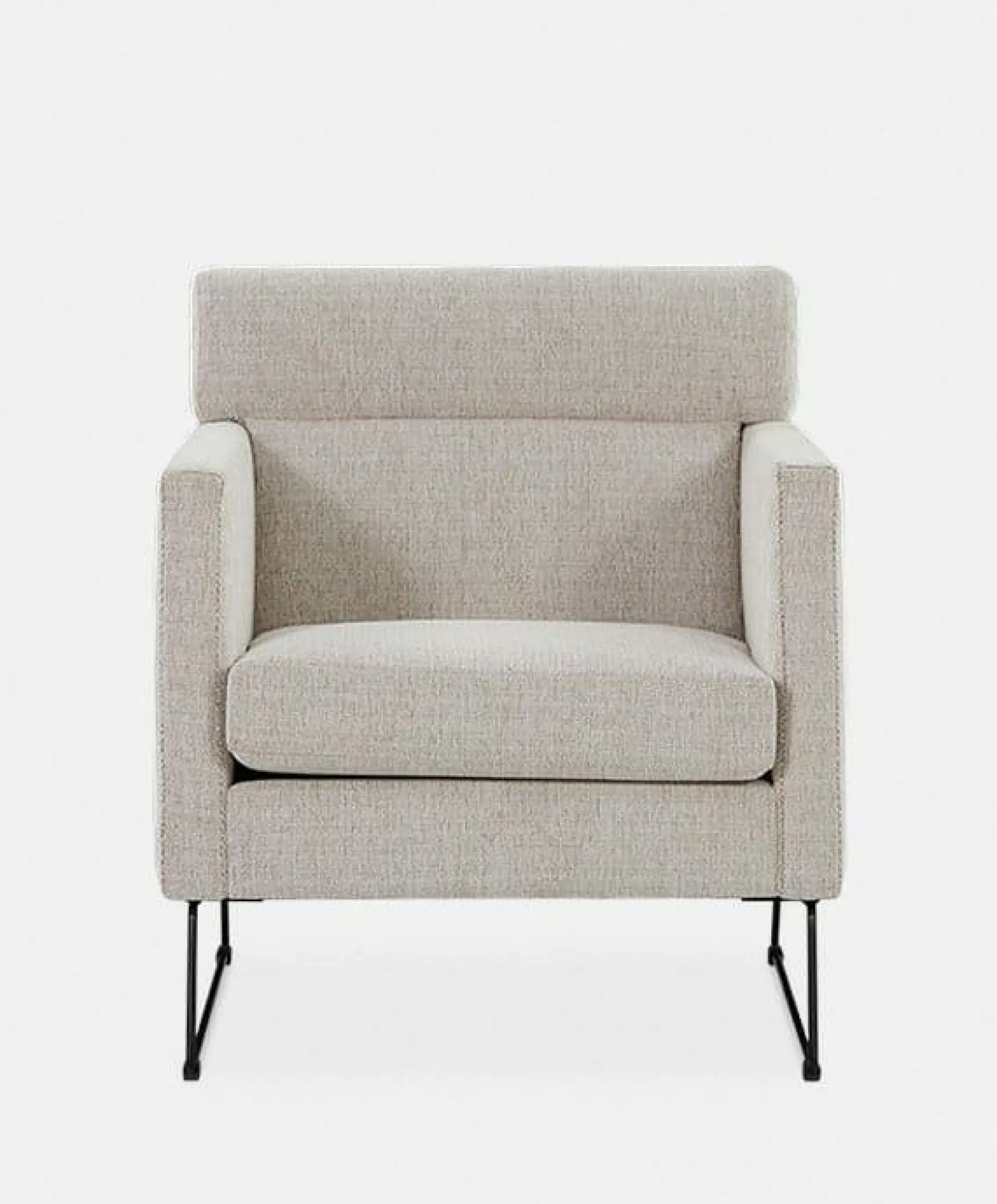 Degano - Armchair with Sled Base by Furninova
