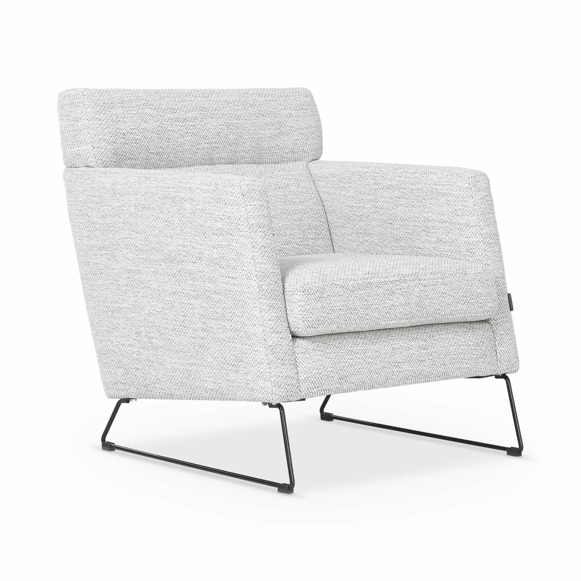 Degano - Armchair with Sled Base by Furninova
