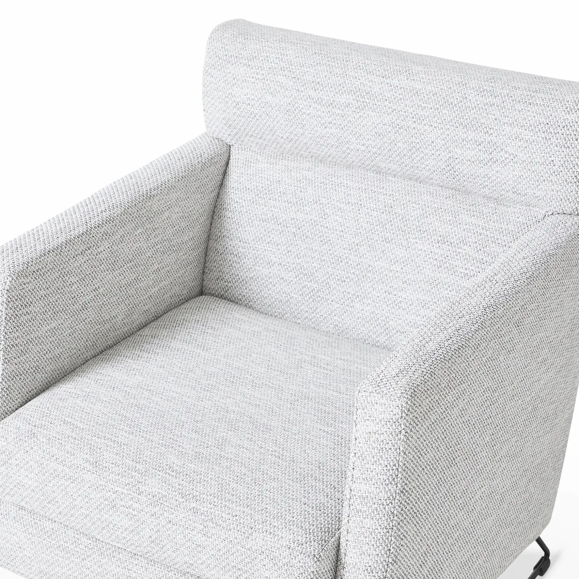Degano - Armchair with Sled Base by Furninova
