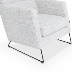 Degano - Armchair with Sled Base by Furninova