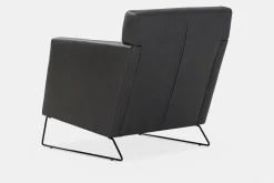 Degano - Armchair with Sled Base by Furninova