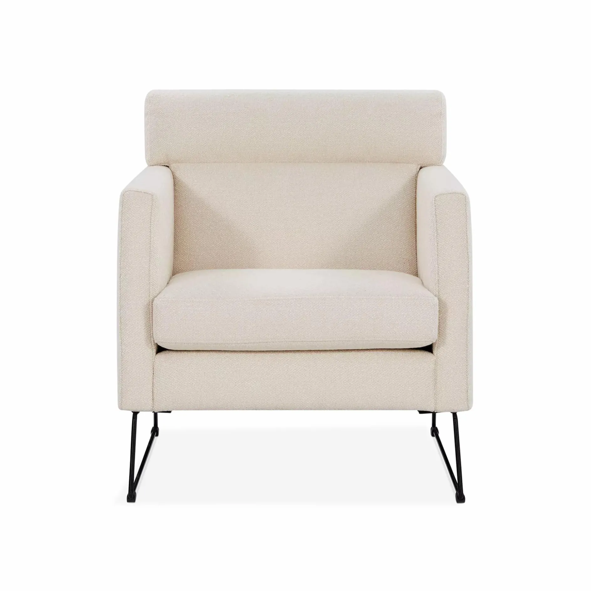 Degano - Armchair with Sled Base by Furninova