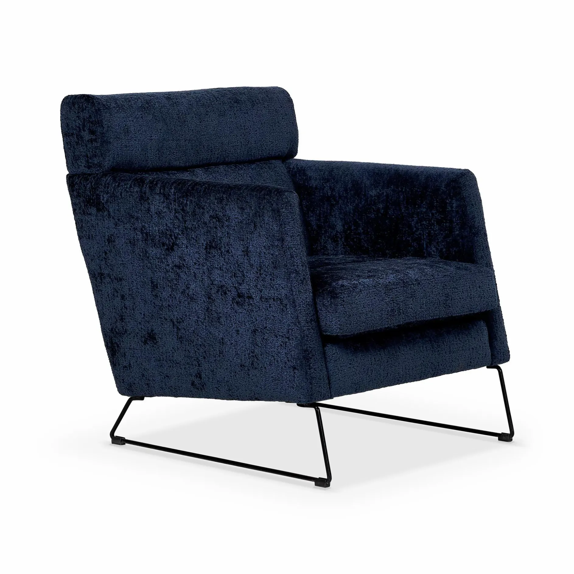 Degano - Armchair with Sled Base by Furninova