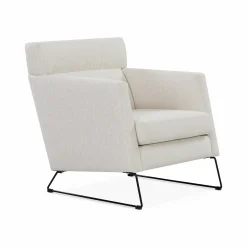 Degano - Armchair with Sled Base by Furninova