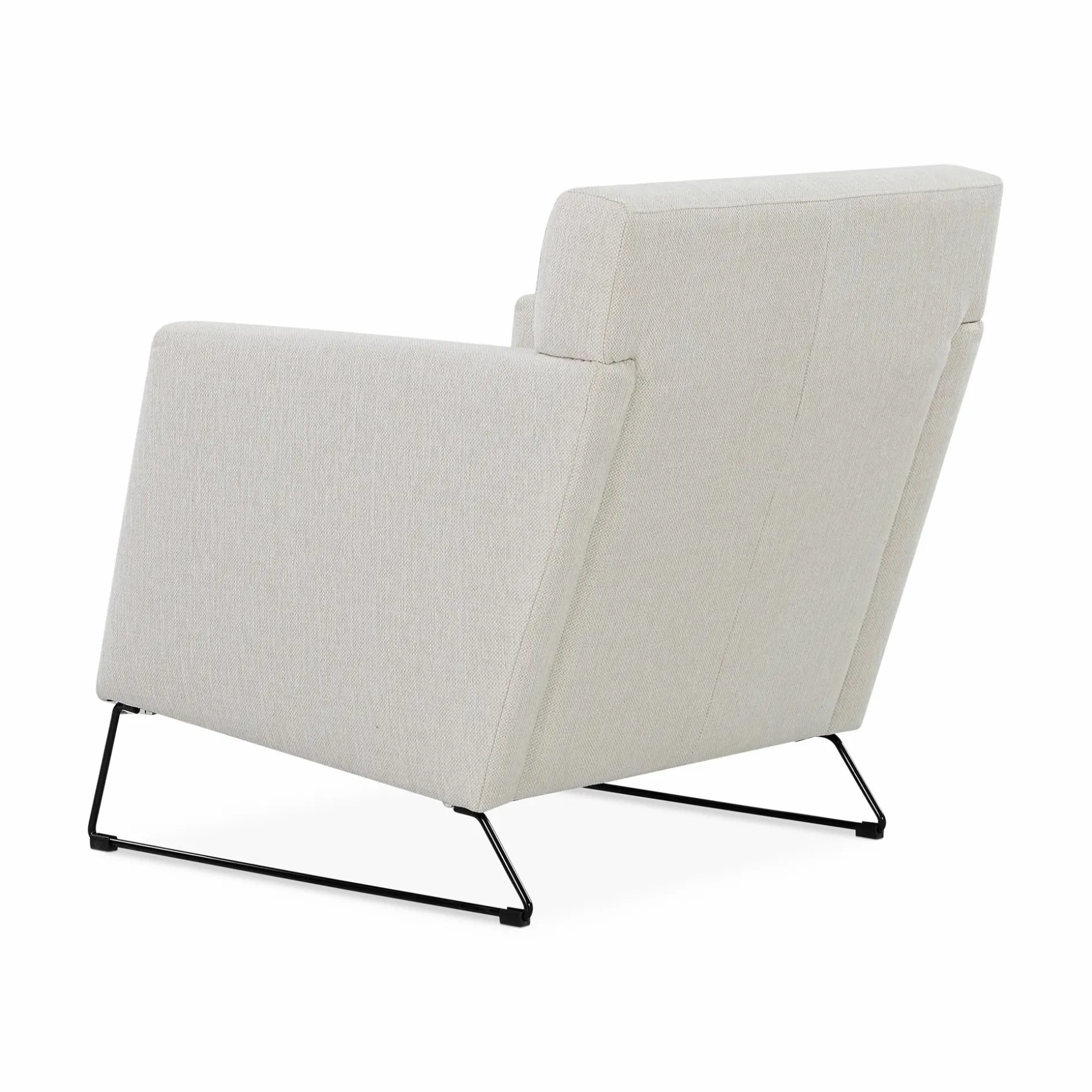 Degano - Armchair with Sled Base by Furninova
