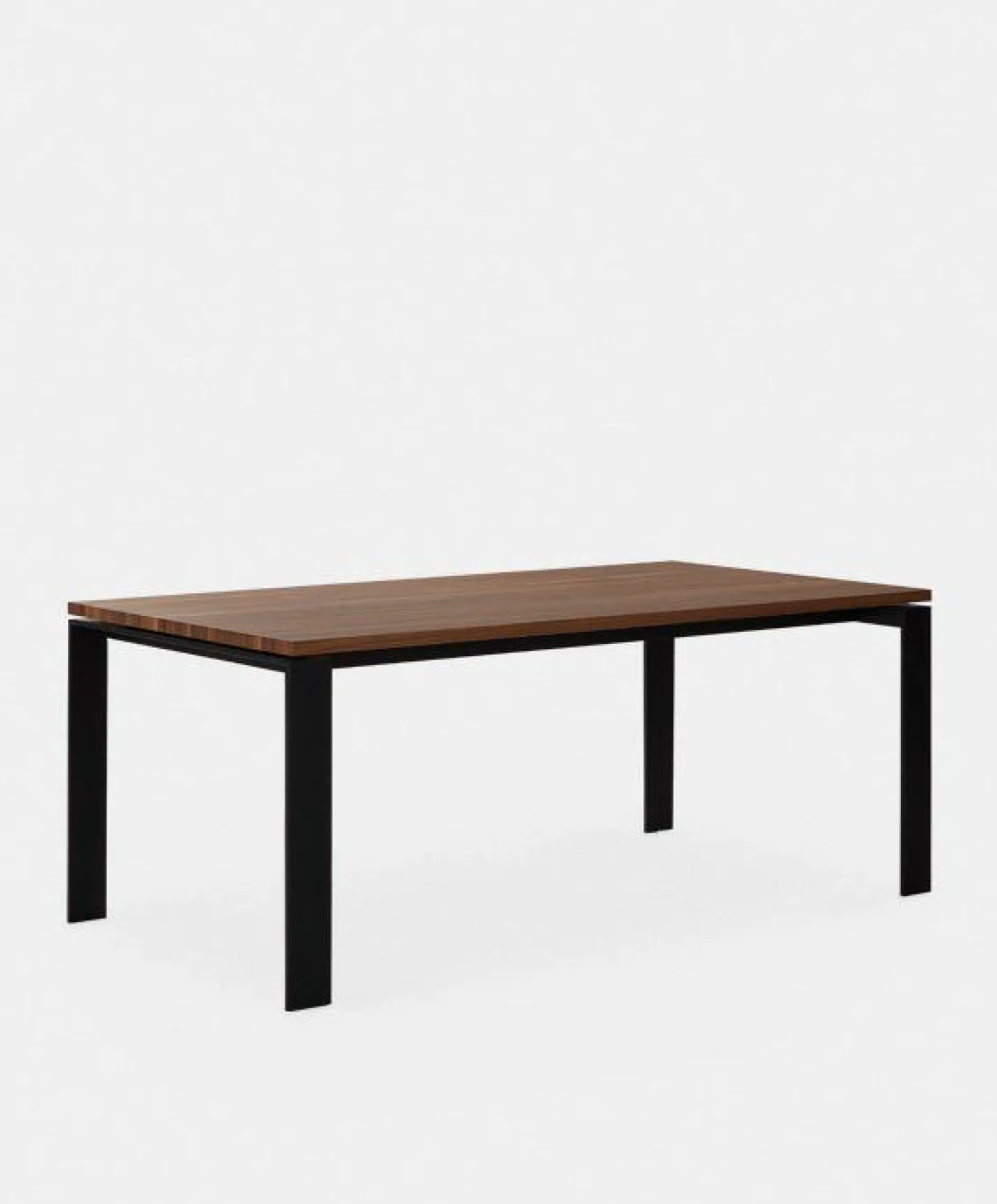 Dhabi - Oak or Walnut Top Dining Table by Mobican