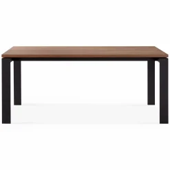 Dhabi - Oak or Walnut Top Dining Table by Mobican