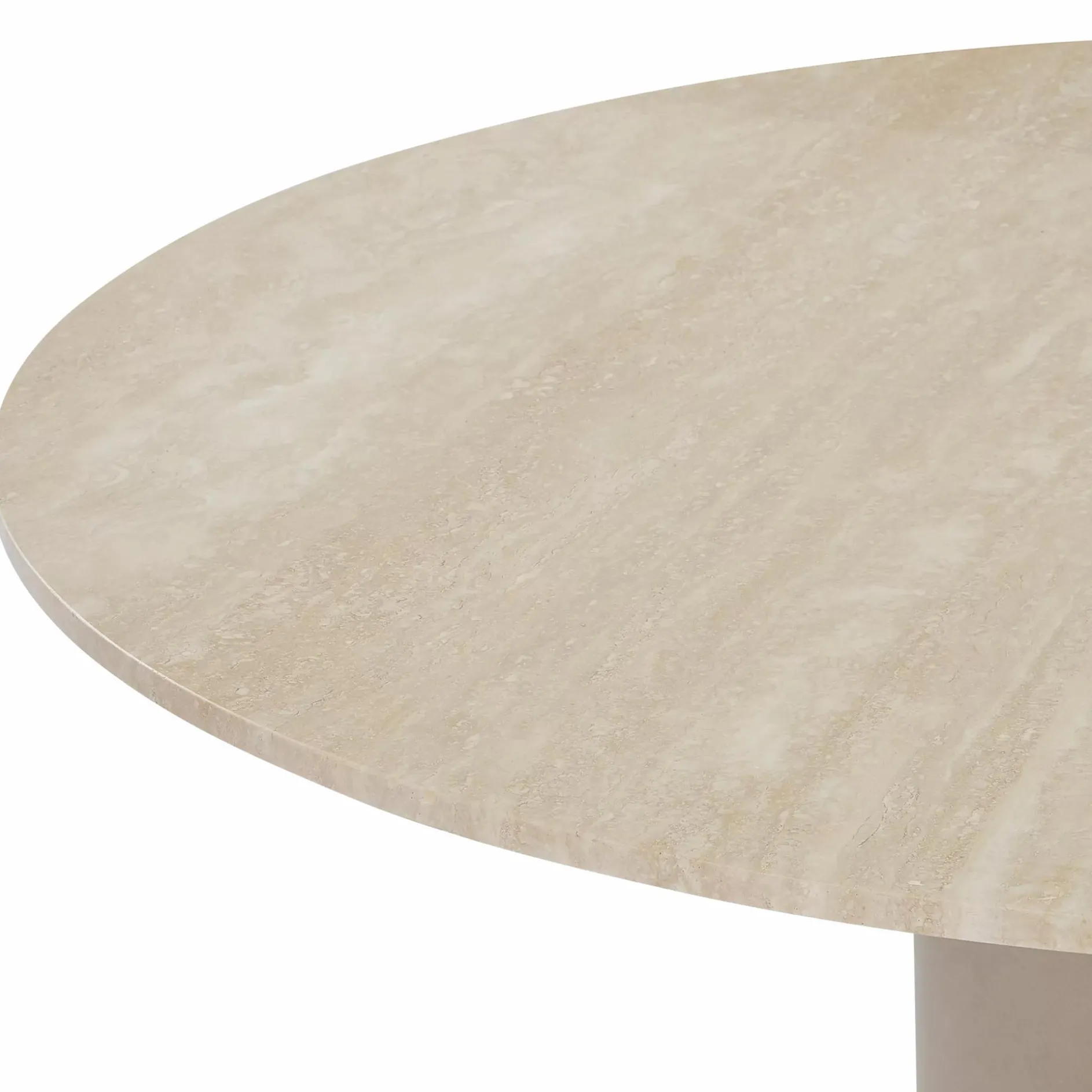 Dhirwa - Travertine Dining Table
