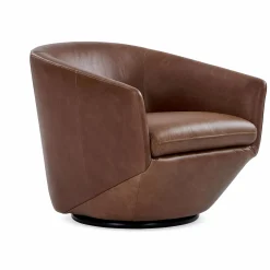 Dinant - Leather Swivel Armchair