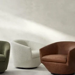 Dinant - Merino Wool Swivel Armchair